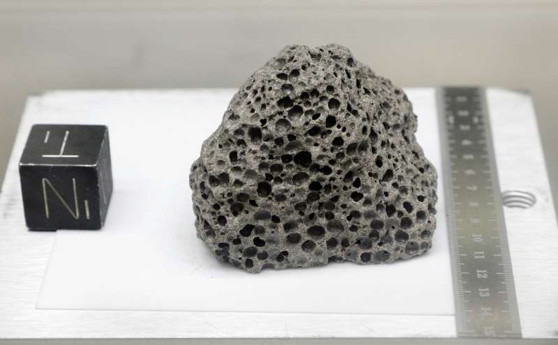Moon rock sample