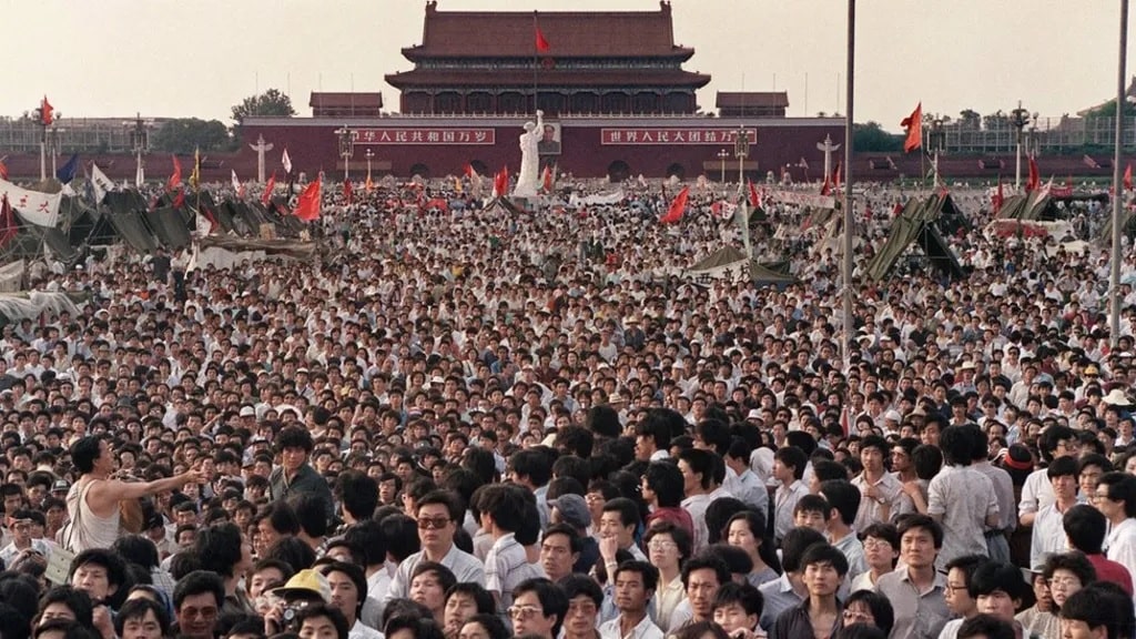 The Tiananmen Square protests